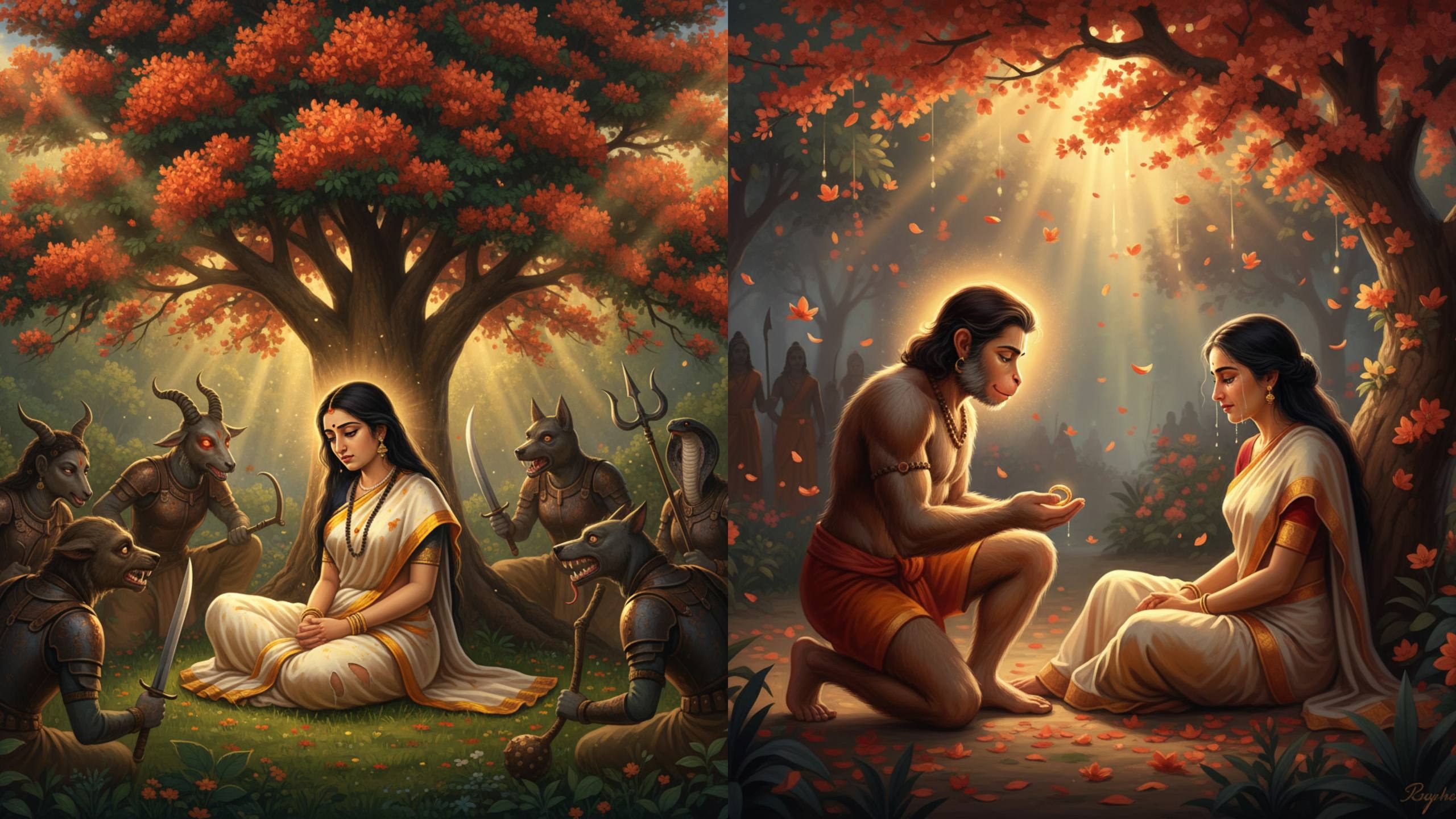 سیتا و زندان سبز و افسانه آسانا درخت